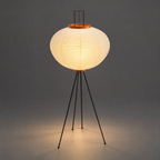 NOGUCHI AKARI 10A Floor Lamp — Large Washi Light Sculpture
