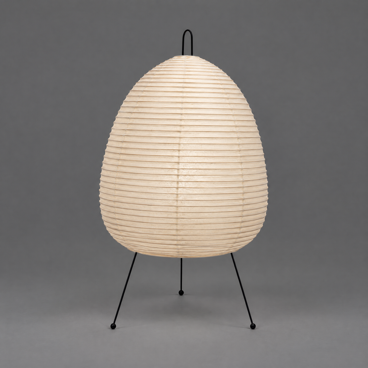 Noguchi Inspired Akari 1A Table Lamp | Handcrafted Washi Paper & Bamboo Light – Japandi Decor