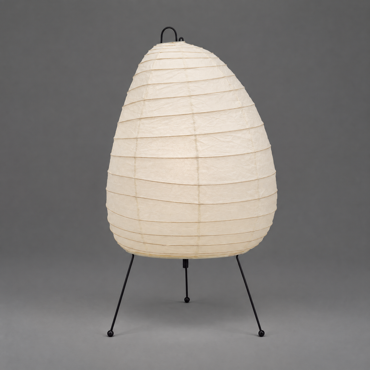 Noguchi Inspired Akari 1N Table Lamp | Handcrafted Washi Paper & Bamboo Light – Japandi Accent