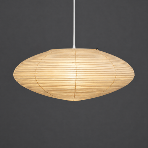 Akari 21A & 15A Washi Paper Pendant Lamps – Oversized Floating Sculptures