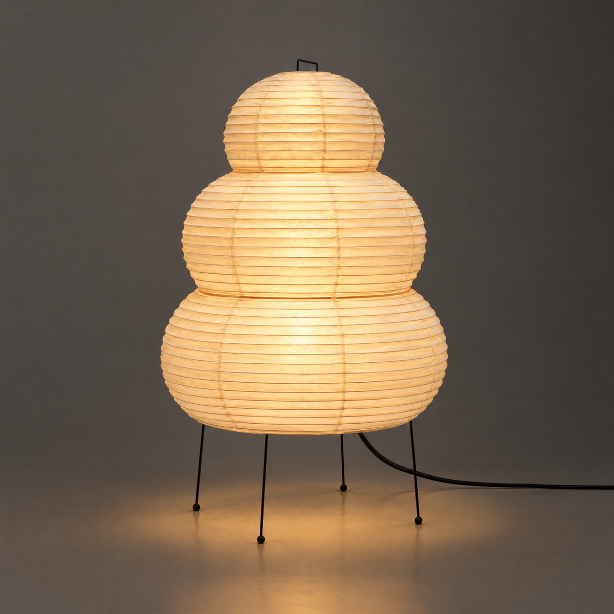 Origami Moon Wall Lamp Glow Akari 24N Paper Floor Lamp
