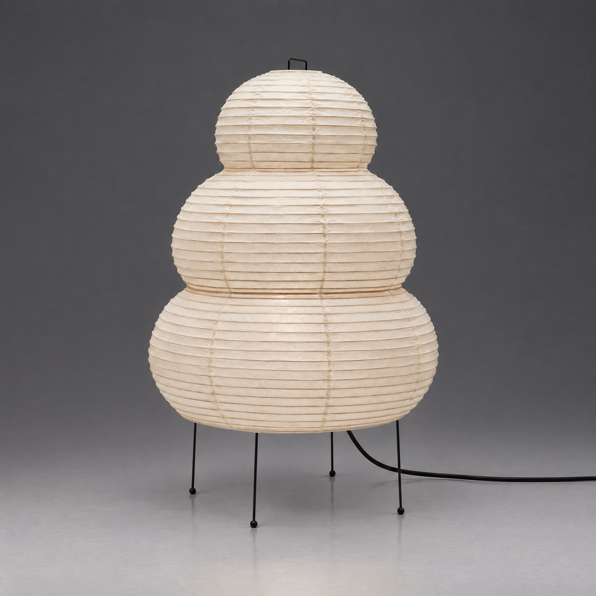 Origami Moon Wall Lamp Glow Akari 24N Paper Floor Lamp