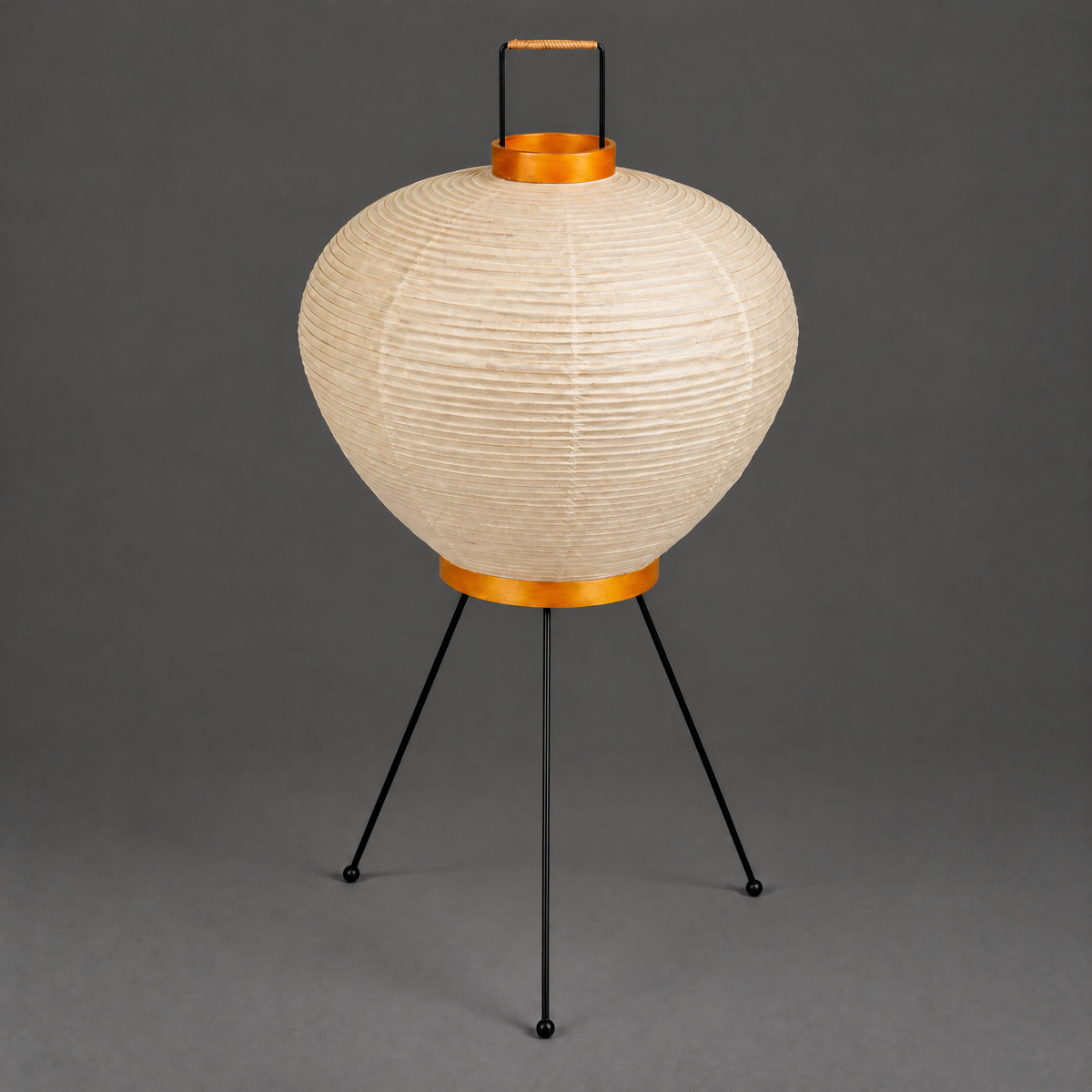 NOGUCHI AKARI 3A Table Lamp — Handcrafted Washi Lighting