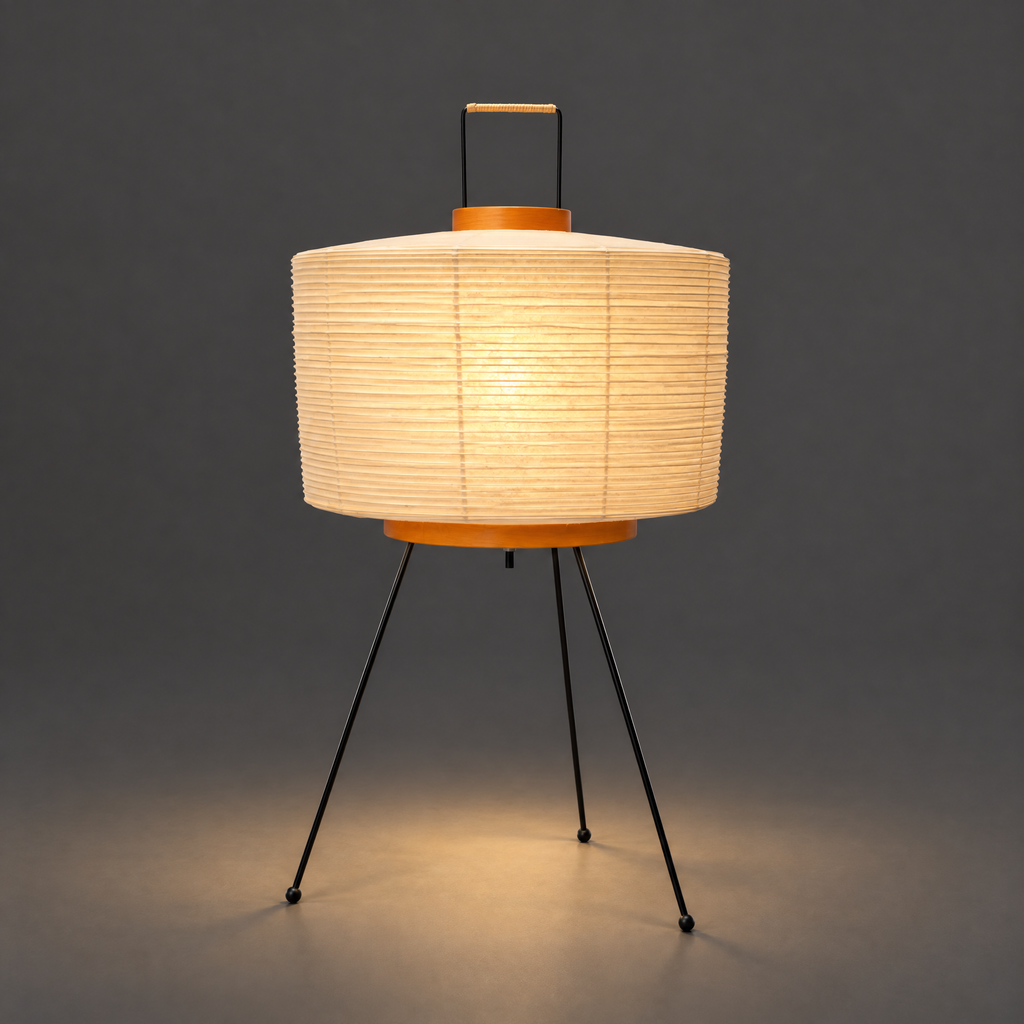Akari 6A Table Lamp — 34 × 63cm, Tall Washi | from $165