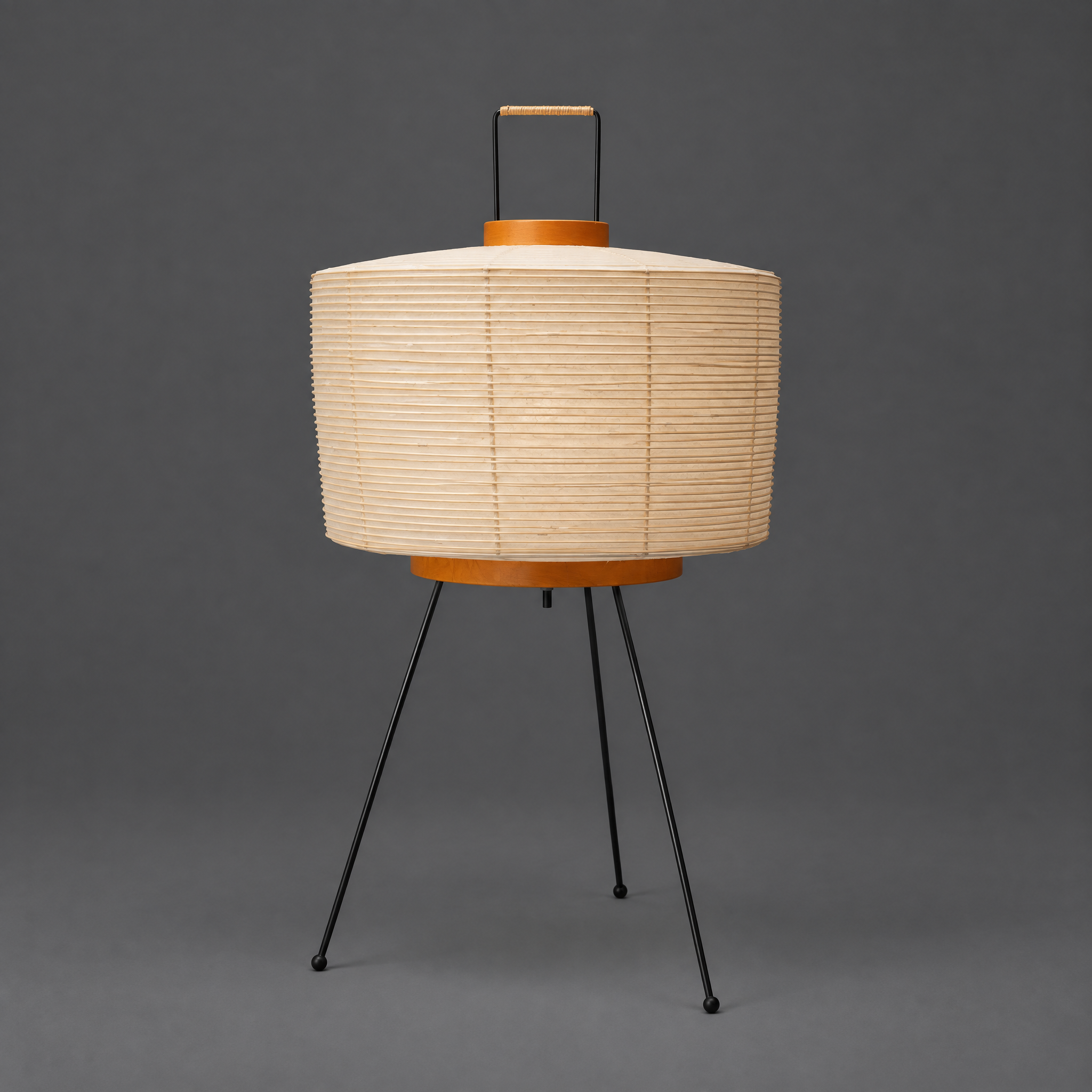 NOGUCHI AKARI 6A Table Lamp — Tall Washi Paper Lamp