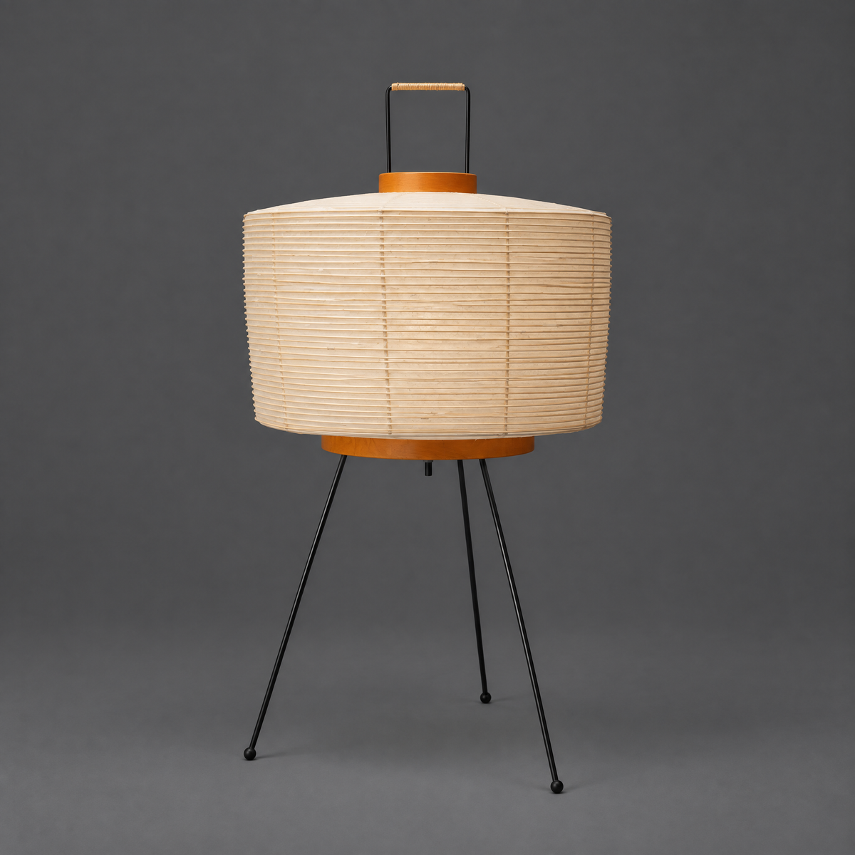 NOGUCHI AKARI 6A Table Lamp — Tall Washi Paper Lamp