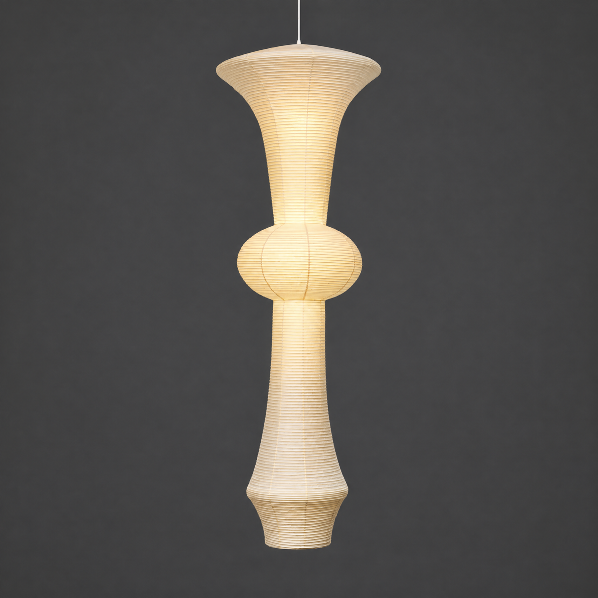 Lampe suspendue en papier Akari