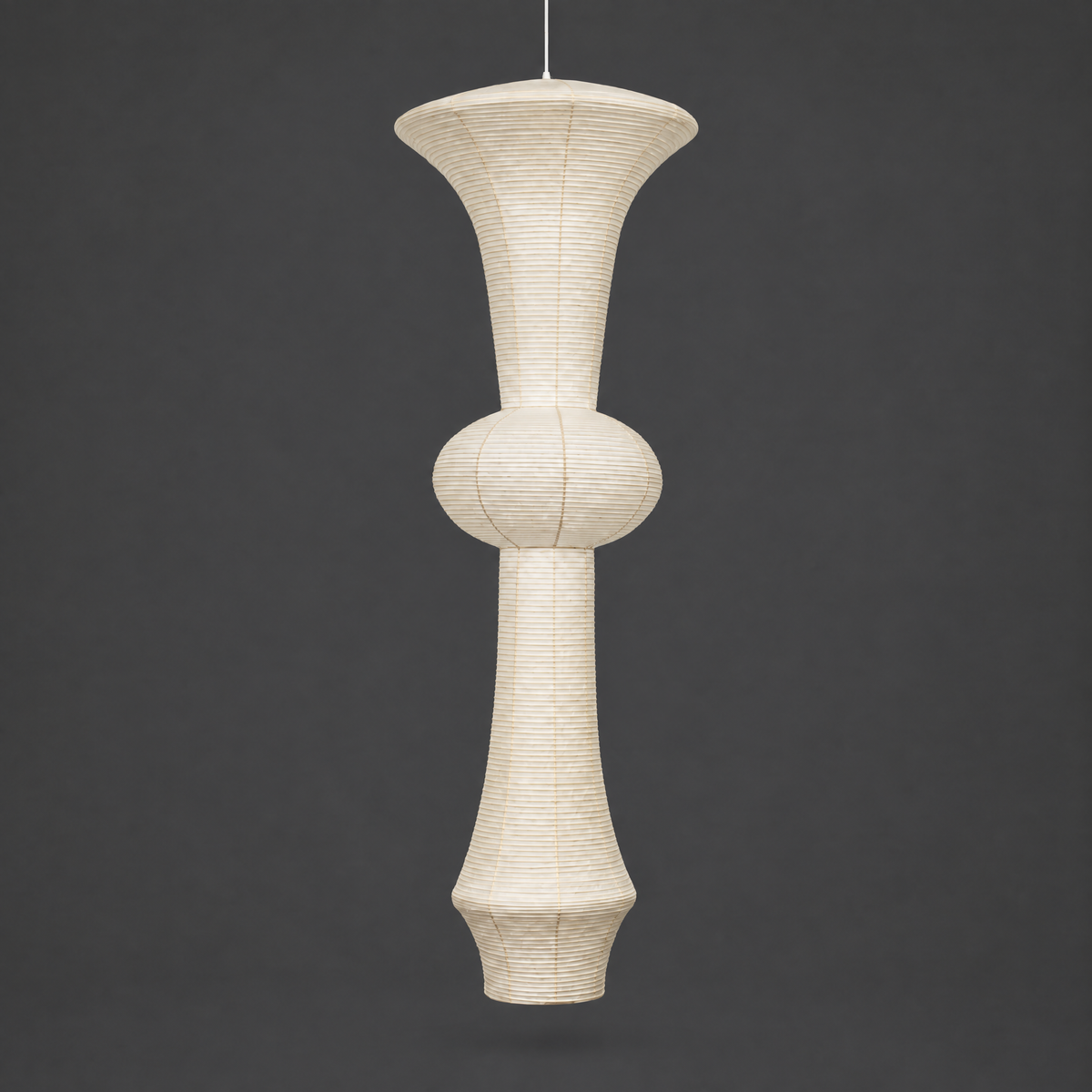 Lampe suspendue en papier Akari