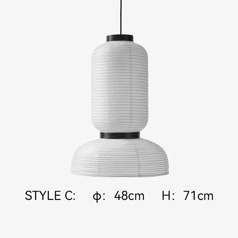 Traditino Formakami Scandinavian Rice Paper Pendants - Captainsbamboo