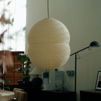 Hotaru Double Bubble Pendant Light – Washi Paper Lantern
