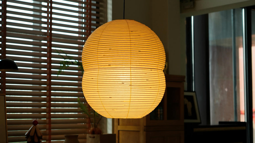 Hotaru Double Bubble Pendant Light – Washi Paper Lantern