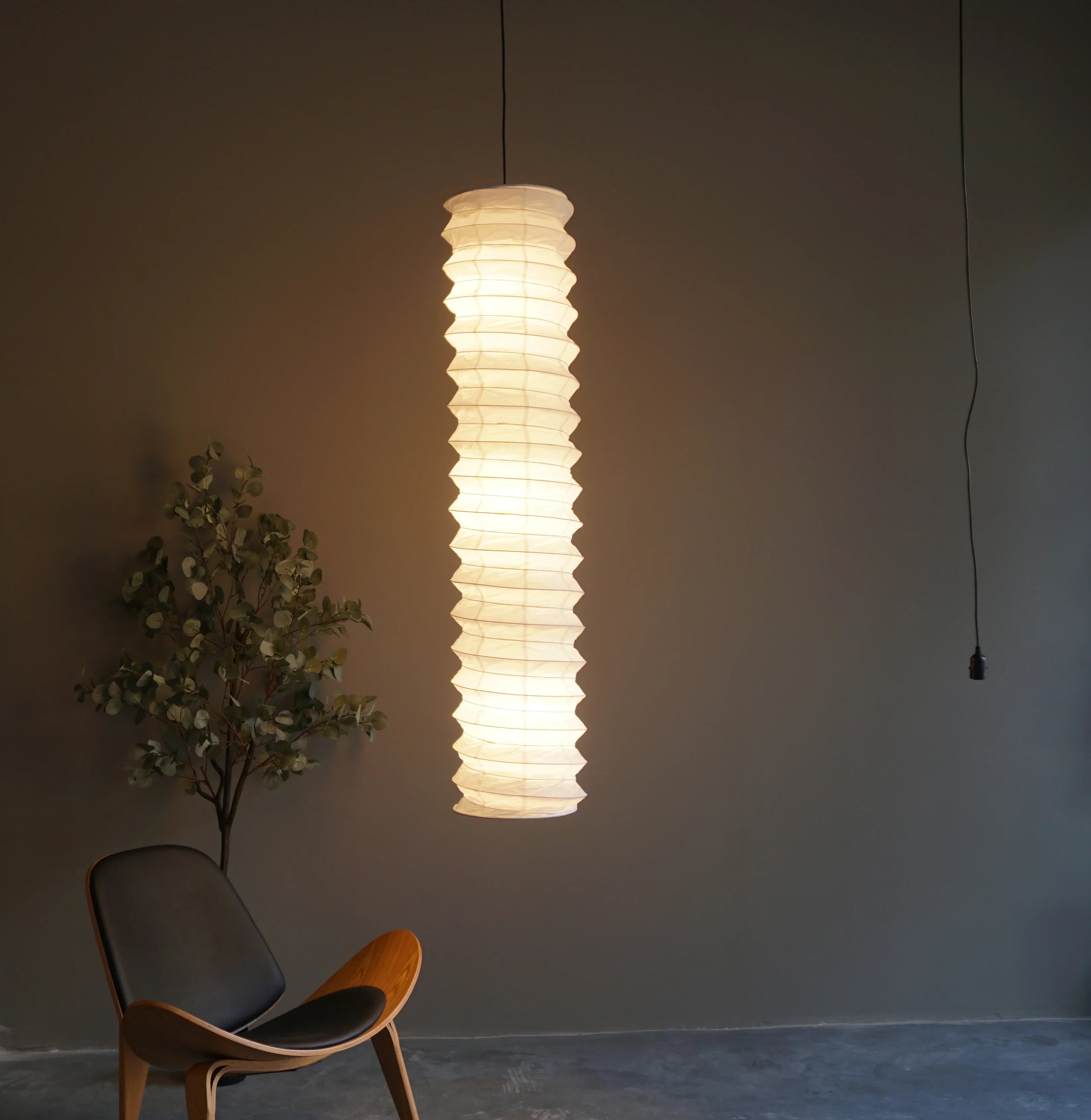 Noguchi-Inspired akari 31N Acoustic Lamp - Captainsbamboo