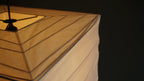 Noguchi-Style Pendant Light Akari Washi Paper Ceiling Lamp 45X - Captainsbamboo