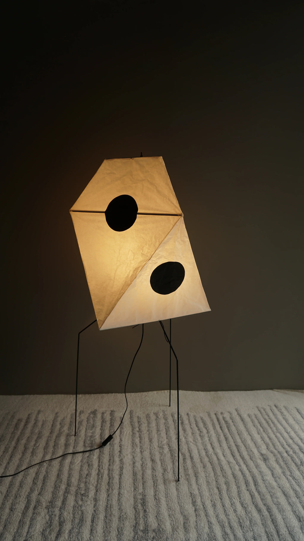 Hitomi Akari Floor Lamp UF3-Q Artisan Akari Floor Lamp - Captainsbamboo