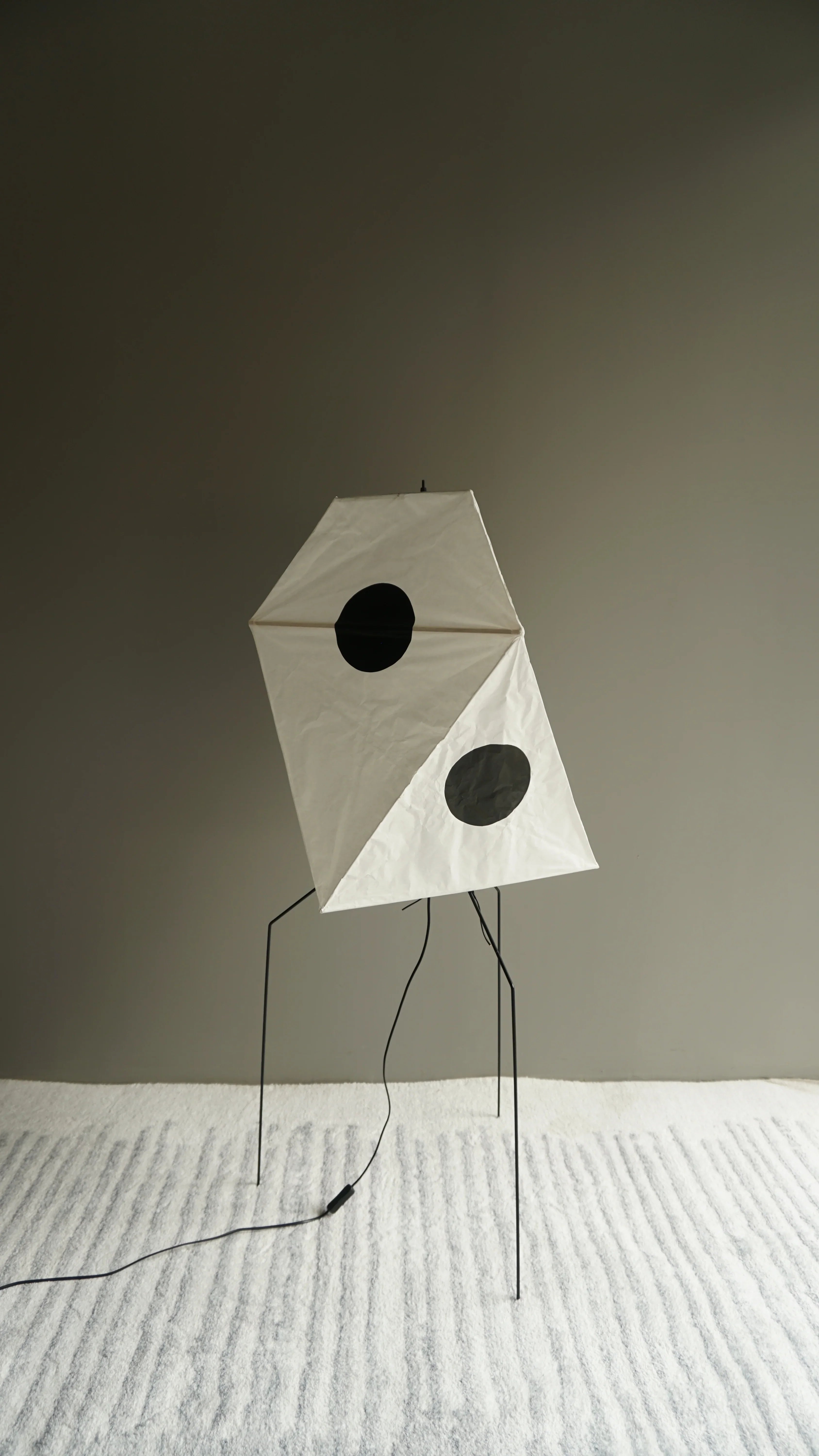Hitomi Akari Floor Lamp UF3-Q Artisan Akari Floor Lamp - Captainsbamboo