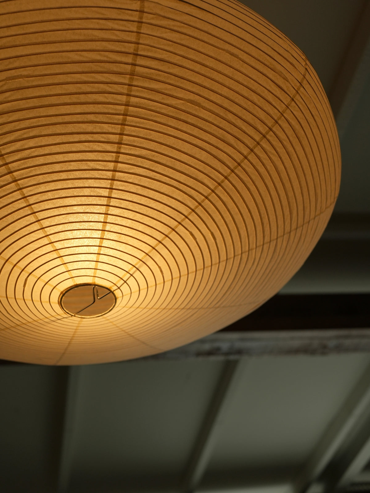 Akari 21A & 15A Washi Paper Pendant Lamps – Oversized Floating Sculptures
