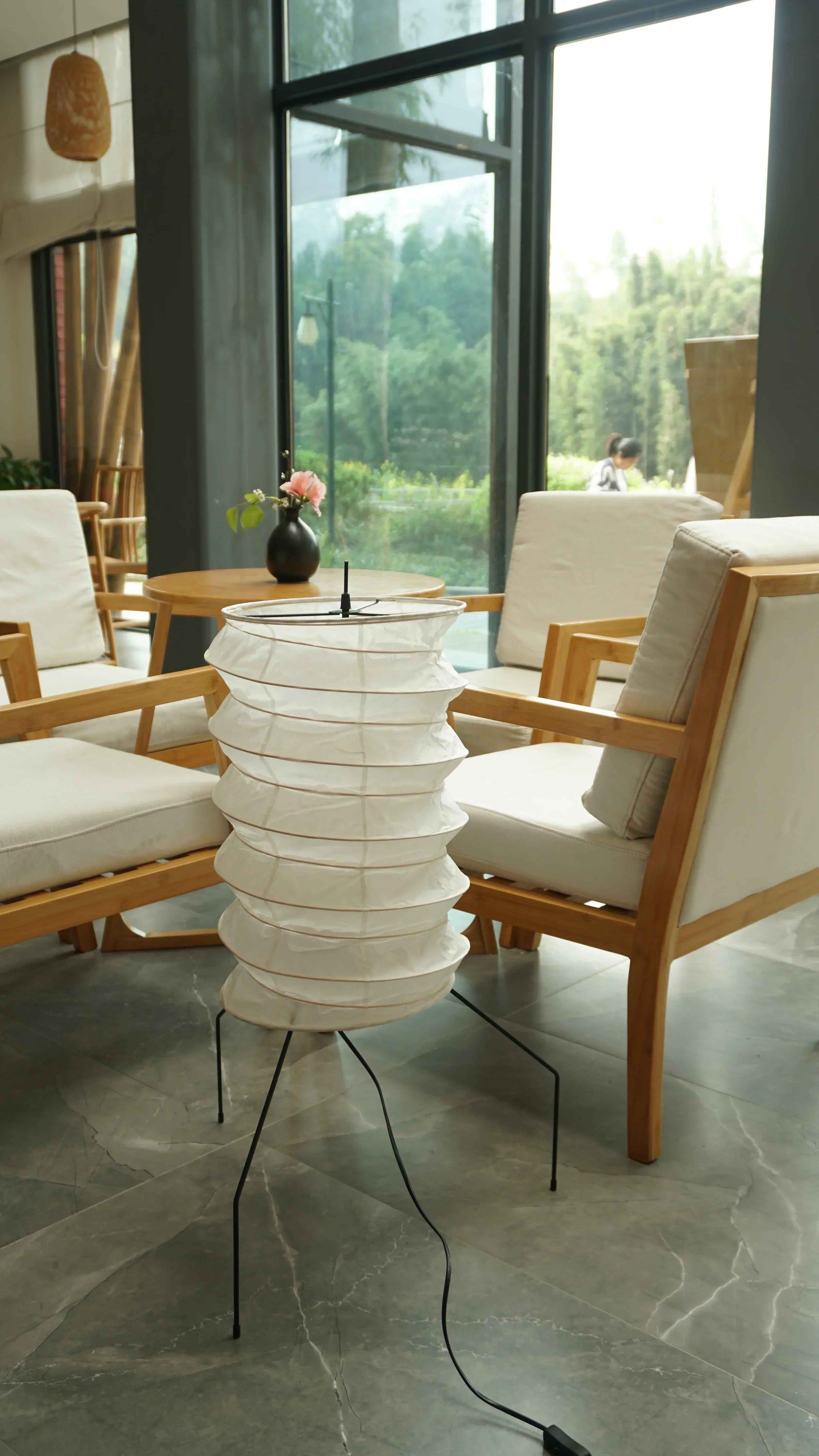 AKARI UF3-31N Floor Lamp - Elegant Washi Paper Design – Captains