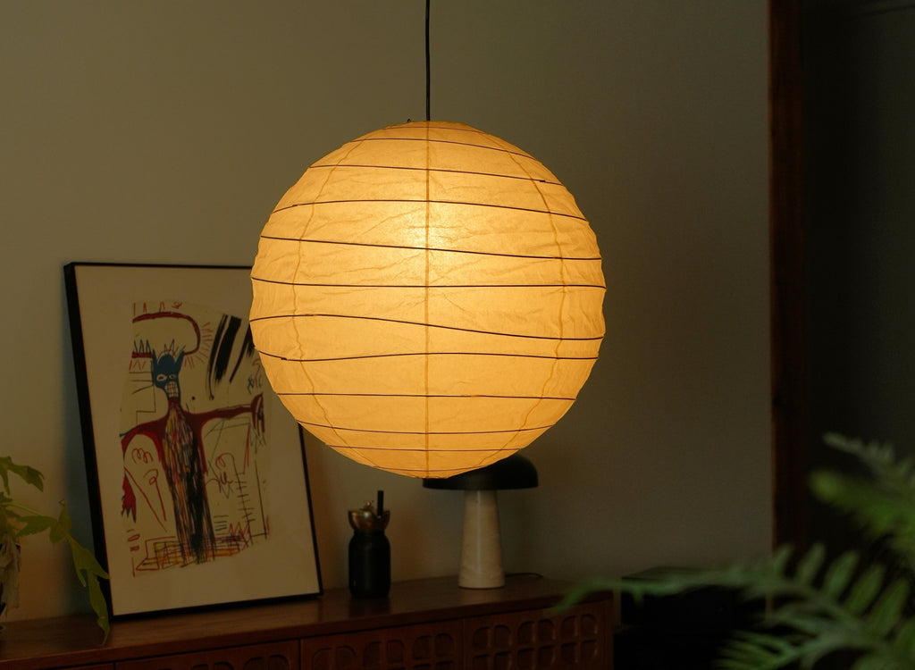 Noguchi Inspired Akari 55D Paper Pendant Light | Handcrafted Ceiling Lamp akari 100D