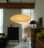 Akari 21A & 15A Washi Paper Pendant Lamps – Oversized Floating Sculptures