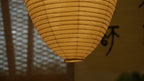 Floating Origami Ceiling Light Akari Washi Paper Ceiling Lamp 23A - Captainsbamboo