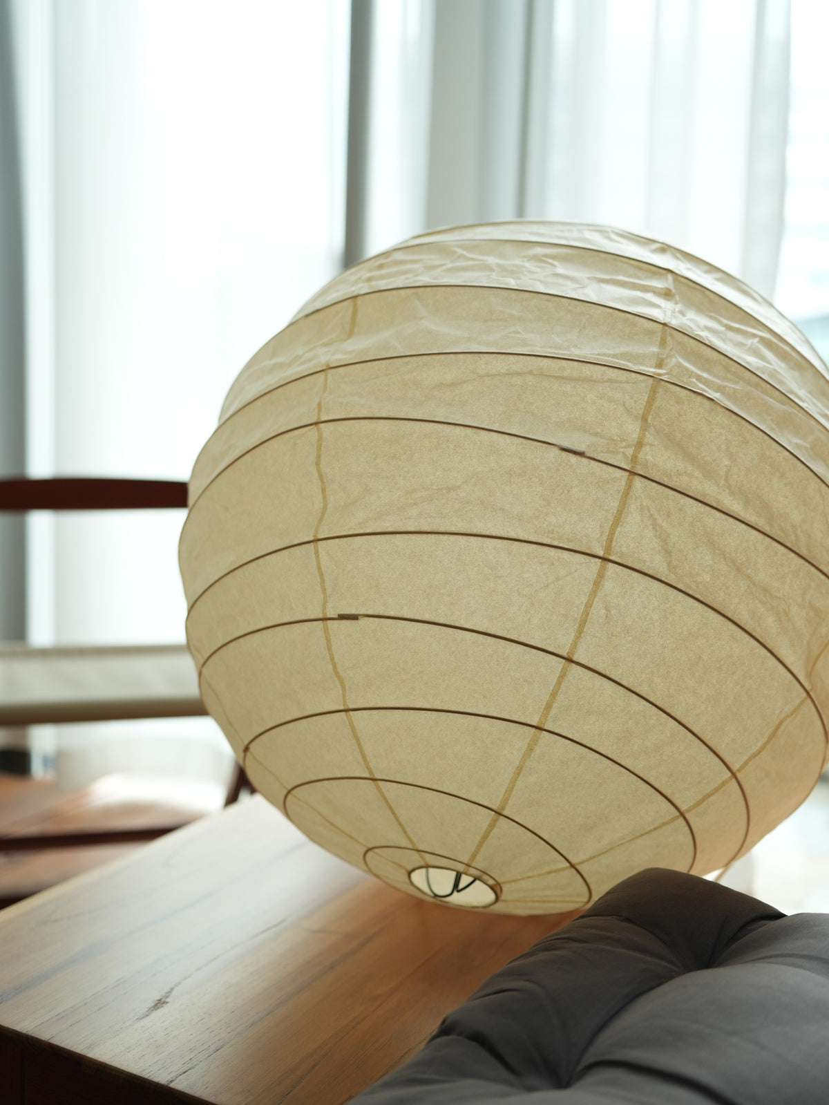 Noguchi Inspired Akari 55D Paper Pendant Light | Handcrafted Ceiling Lamp akari 100D