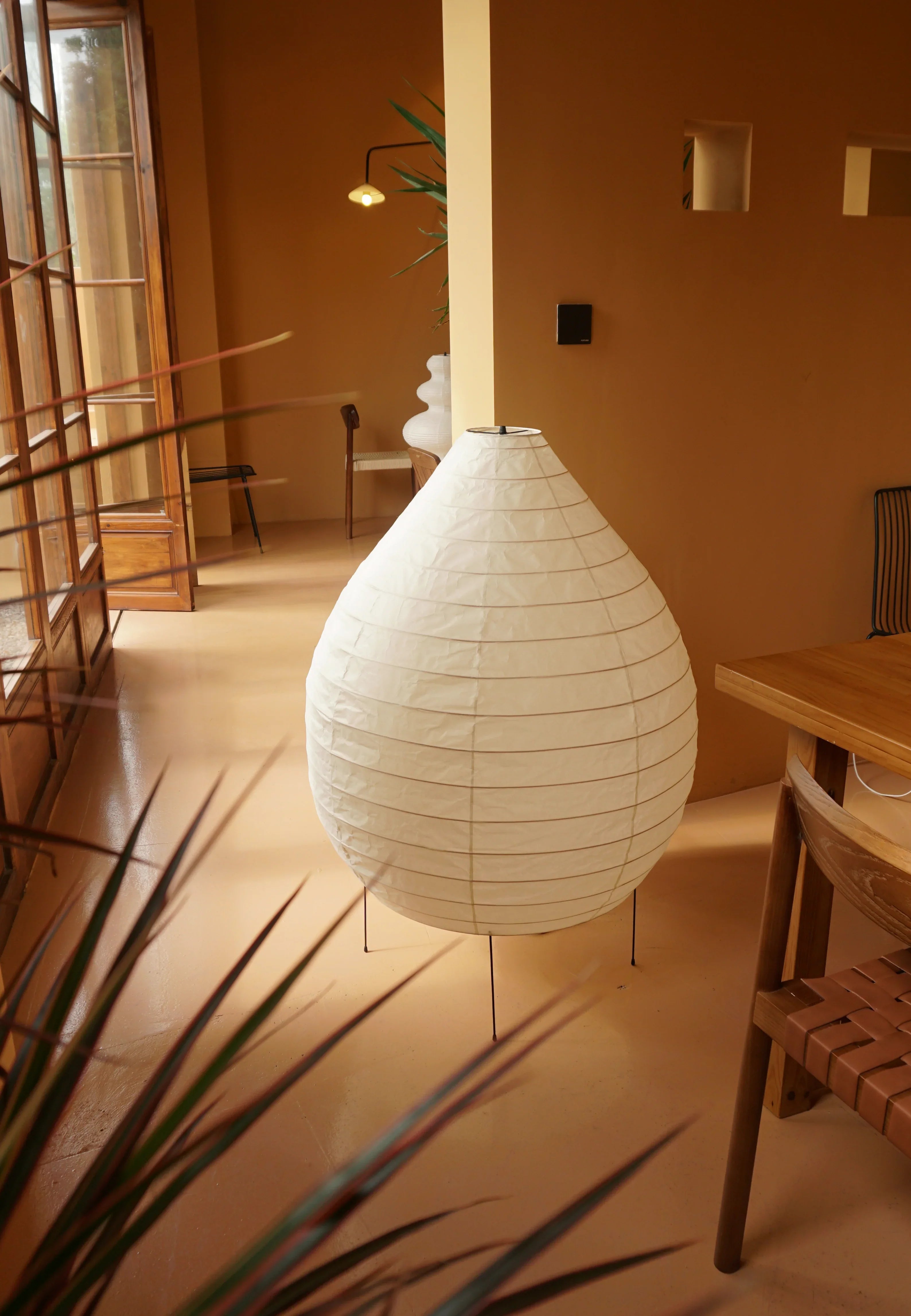 Dimmable Noguchi Floor Lamp Glow Akari Paper Floor Lamp 23N - Captainsbamboo