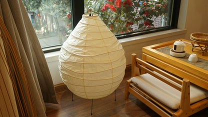 Zen Cube Akari Washi Paper Floor Lamp 22N - Captainsbamboo