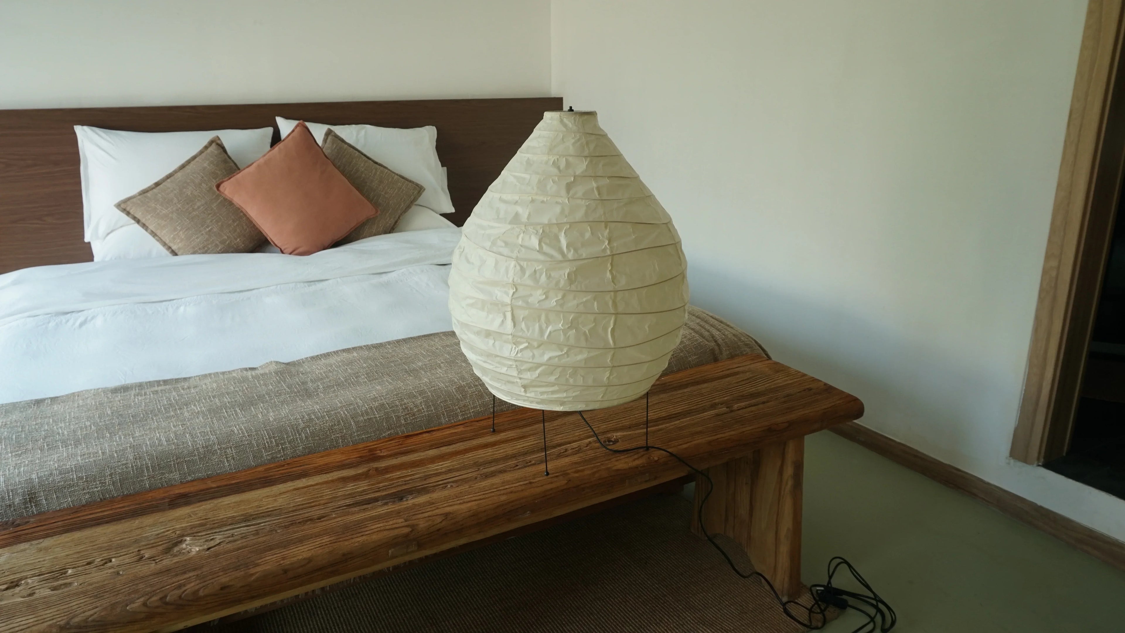 Zen Cube Akari Washi Paper Floor Lamp 22N - Captainsbamboo