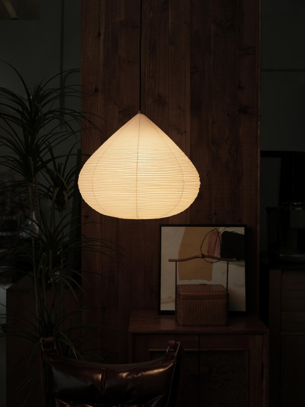 Drop Paper Lamp Tokyo K5 Hotel bulbous lantern Onion-Shaped Washi Pendant