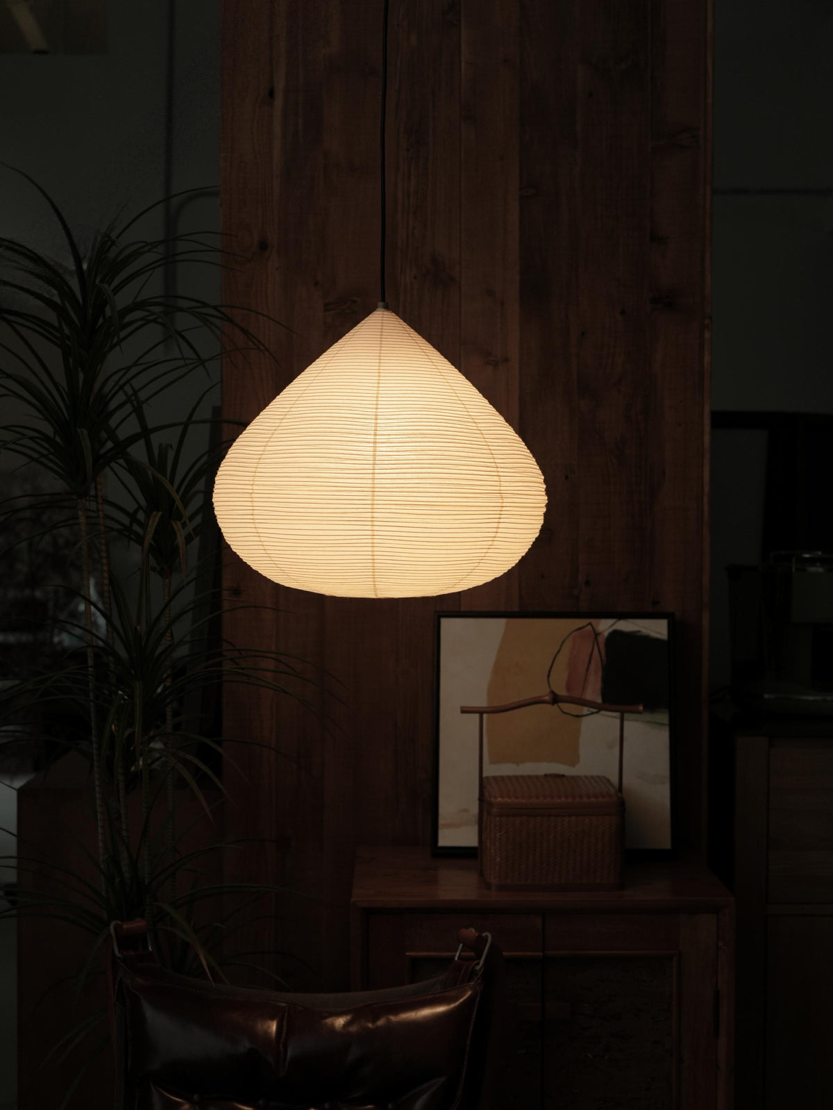 Drop Paper Lamp Tokyo K5 Hotel bulbous lantern Onion-Shaped Washi Pendant