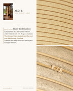 Akari L Washi Pendant — Large (H 55") / Master Edition (Hand-Tie