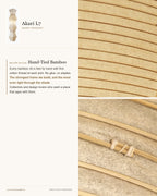 Akari L7 Washi Pendant — Master Edition (Hand-Tied Bamboo)