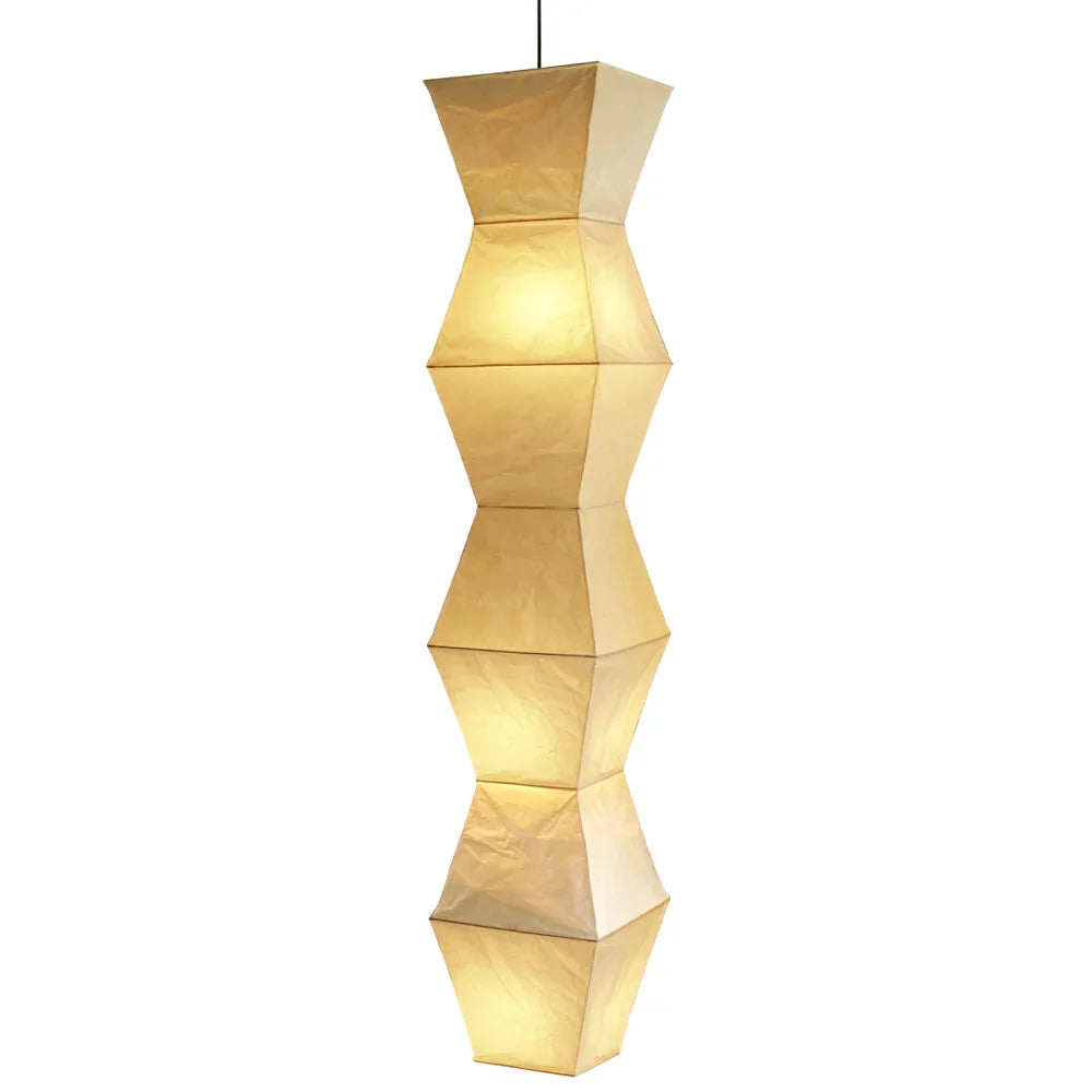 Organic Sculpture Akari Paper Ceiling Lamp L7 - Captainsbamboo