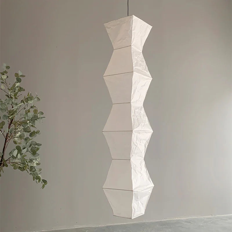 Organic Sculpture Akari Paper Ceiling Lamp L7 - Captainsbamboo