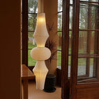 Sculptural Trio Ceiling Light Noguchi Style Akari Paper Ceiling Lamp L - Captainsbamboo