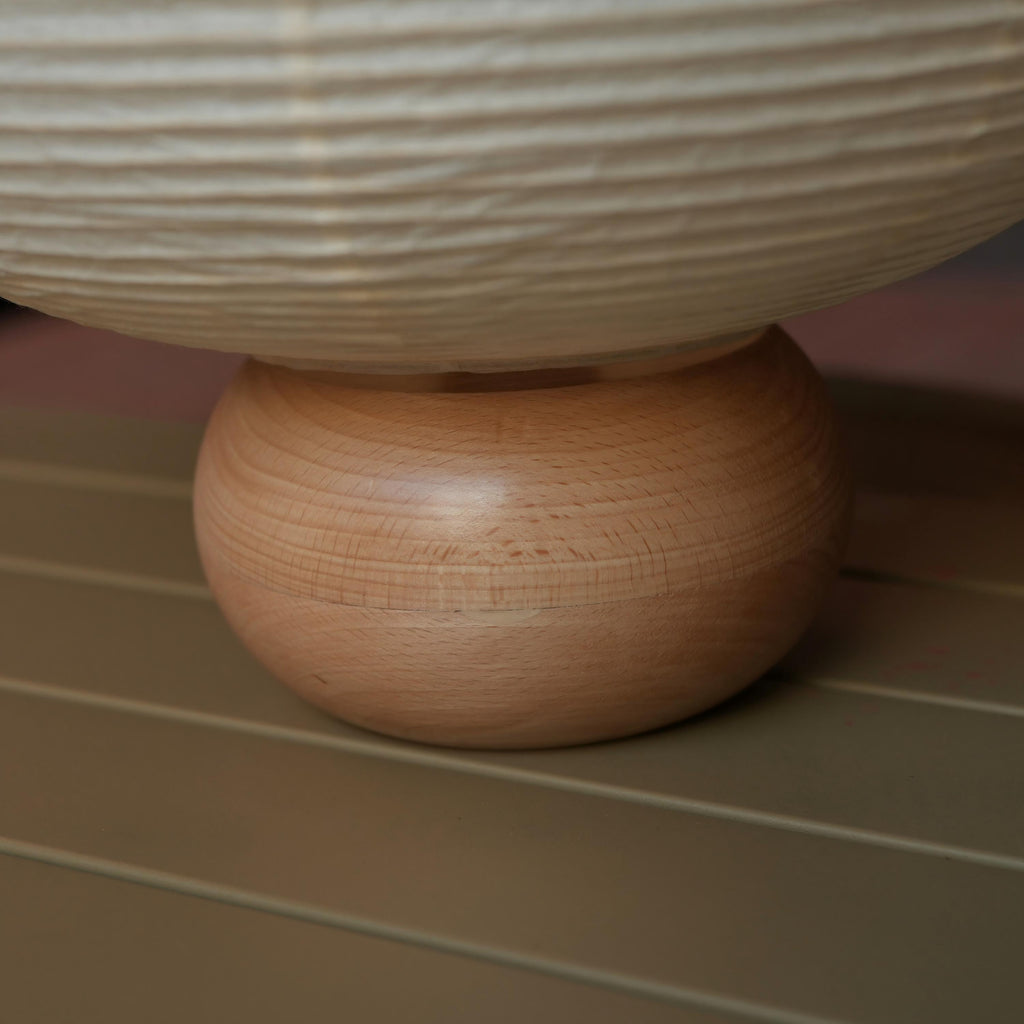 Mountain Light Cordless Washi Paper Table Lamp — Yame Cocolan & Nebuta Inspired Edition