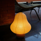 Mountain Light Cordless Washi Paper Table Lamp — Yame Cocolan & Nebuta Inspired Edition