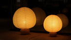Nebuta Washi Paper Table Lamp (230 & 320 White) | Handcrafted Bamboo Accent Light