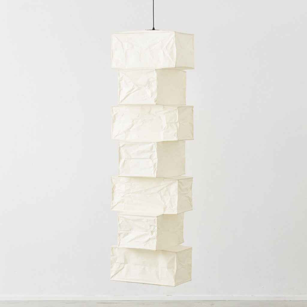 Noguchi Akari 30P Replica — Stacked Washi Paper Pendant