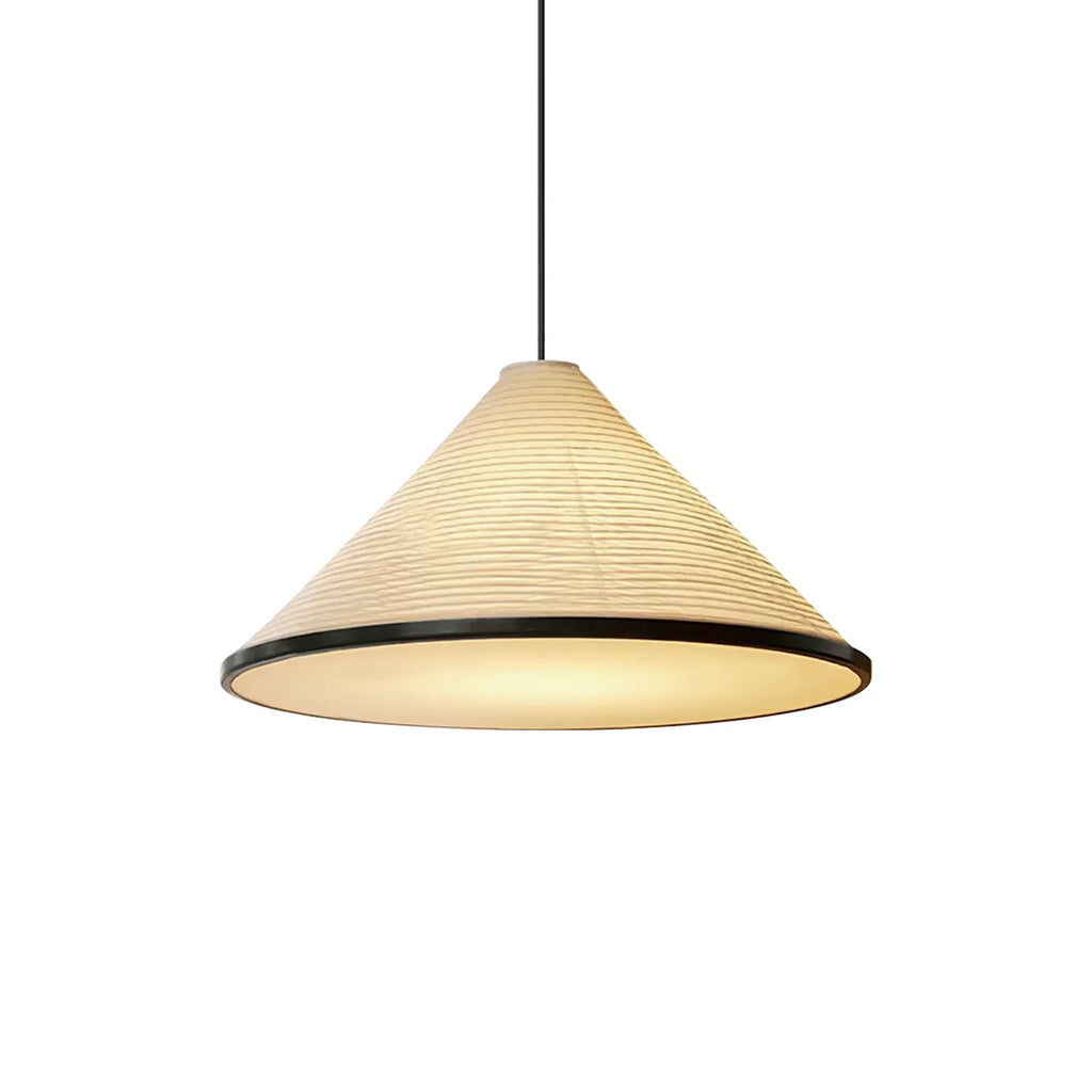 Washi Paper Hat Pendant Lamp — Handcrafted Washi Pendant Lighting