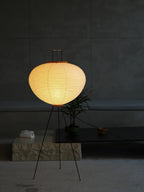 NOGUCHI AKARI 10A Floor Lamp — Large Washi Light Sculpture
