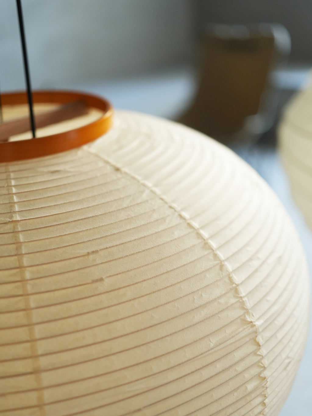 NOGUCHI AKARI 10A Floor Lamp — Large Washi Light Sculpture