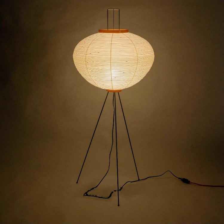 NOGUCHI AKARI 10A Floor Lamp — Large Washi Light Sculpture