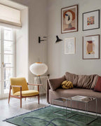 NOGUCHI AKARI 10A Floor Lamp — Large Washi Light Sculpture