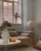 NOGUCHI AKARI 10A Floor Lamp — Large Washi Light Sculpture