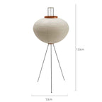 NOGUCHI AKARI 10A Floor Lamp — Large Washi Light Sculpture