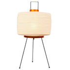 NOGUCHI AKARI 7A Table Lamp — Wide Washi Paper Lamp