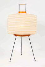 NOGUCHI AKARI 7A Table Lamp — Wide Washi Paper Lamp