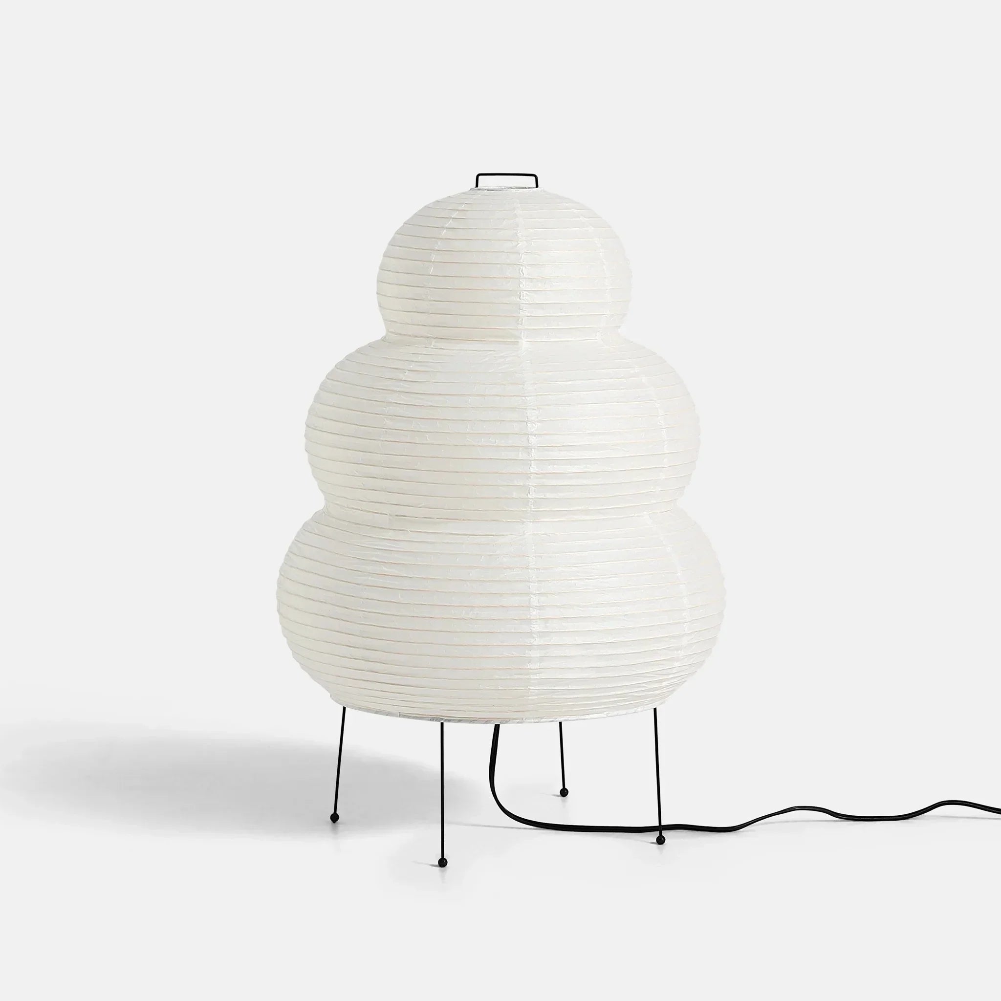 Origami Moon Wall Lamp Glow Akari Paper Floor Lamp 24N - Captainsbamboo