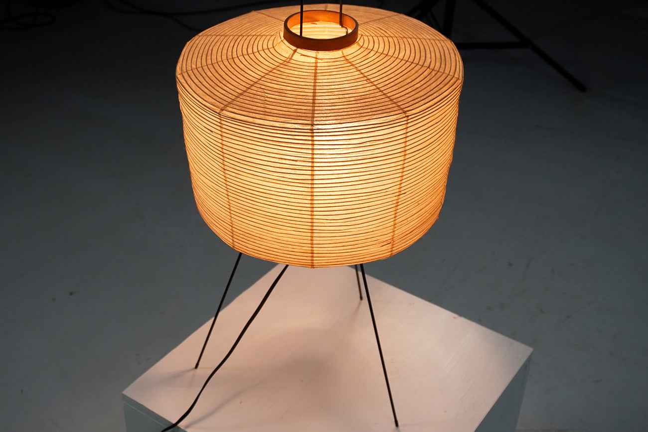NOGUCHI AKARI 6A Table Lamp — Tall Washi Paper Lamp – Captainsbamboo